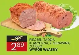 Wafelek Pieczeń Tadzia klasyczna, z żurawiną Wyrób Własny oferta