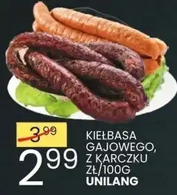 Wafelek Kiełbasa gajowego, z karczku Unilang oferta