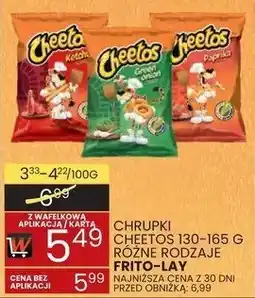 Wafelek Chrupki Cheetos 130-156 g różne rodzaje oferta