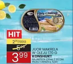 Ryba Juor Makrela w oleju 170g Konshurt