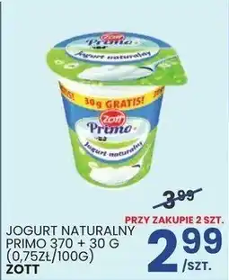 Wafelek Jogurt Jogurt naturalny Primo 300 g + 30 g Zott oferta