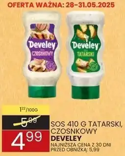 Wafelek Sos 410 g tatarski, czosnkowy Develey oferta