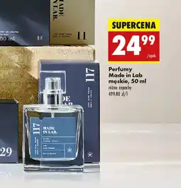 Biedronka Perfumy męskie Made in lab oferta