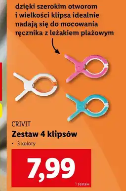Lidl Zestaw klipsów Crivit oferta