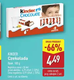 ALDI Czekolada Kinder oferta