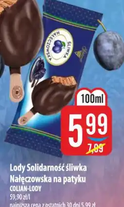 MOKPOL Lody Solidarność śliwka Nałęczowska na patyku oferta