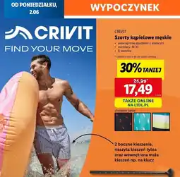 Lidl Szorty kąpielowe m-xl Crivit oferta