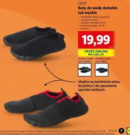 Lidl Buty do wody męskie Crivit oferta