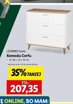 Lidl Komoda corfu Livarno Home oferta