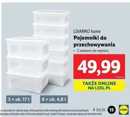 Lidl Pojemnik do przechowywania 4.8 l Livarno Home oferta