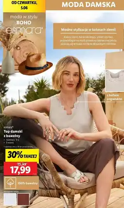 Lidl Top damski rozm. s-l Esmara oferta