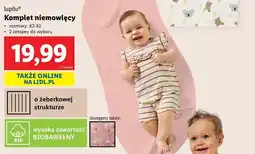 Lidl Komplet niemowlęcy rozm. 62-92 Lupilu oferta