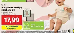 Lidl Komplet niemowlęcy rozm. 62-92 Lupilu oferta