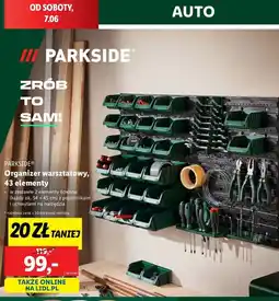Lidl Organizer warsztatowy Parkside oferta