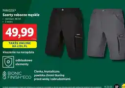 Lidl Szorty robocze 48-56 Parkside oferta