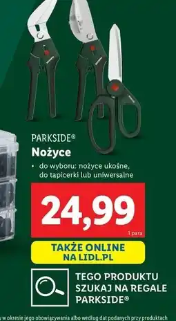 Lidl Nożyce uniwersalne Parkside oferta