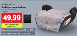 Lidl Siedzisko samochodowe dla dzieci Ultimate Speed oferta