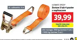 Lidl Pasy transportowe z napinaczem Ultimate Speed oferta