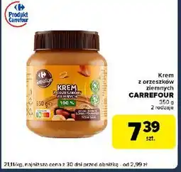 Globi Krem z orzeszków ziemnych Carrefour Sensation oferta