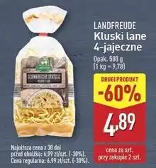 ALDI Makaron kluski lane Landfreude oferta
