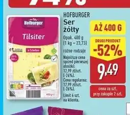 ALDI Ser tilsiter Hofburger oferta