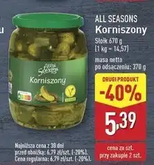 ALDI Korniszony premium All Seasons oferta