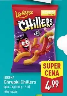 ALDI Chrupki chili Lorenz Chillers oferta