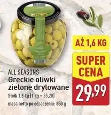 ALDI Oliwki zielone drylowane All Seasons oferta