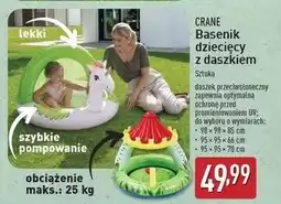 ALDI Basen dziecięcy z daszkiem 95 x 70 cm Crane oferta