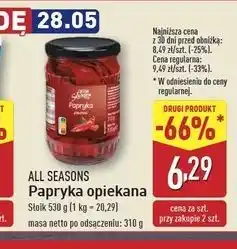ALDI Papryka opiekana All Seasons oferta