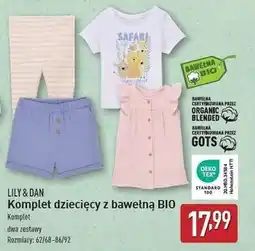 ALDI Komplet dziecięcy 62/68-86/92 Lily & Dan oferta