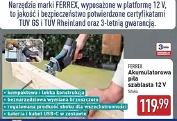 ALDI Piła szablasta 12 v Ferrex oferta