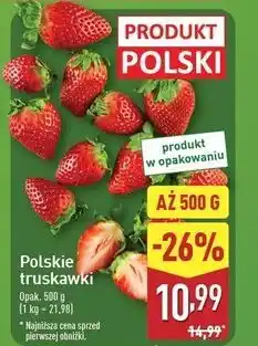 ALDI Truskawki polska oferta