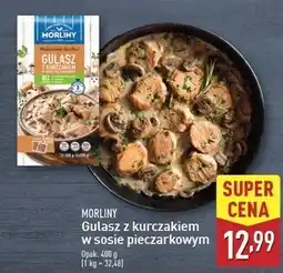 ALDI Gulasz z kurczakiem w sosie pieczarkowym Morliny oferta