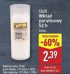 ALDI Wkład parafinowy do znicza 52 h Calix oferta