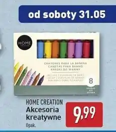 ALDI Kredki do wanny z gąbką Home Creation oferta