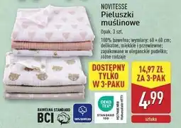 ALDI Pieluszki z bawełny bio Novitesse oferta