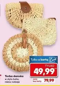 Kaufland Torba damska w stylu boho oferta