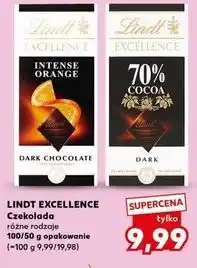 Kaufland Czekolada 70% cocoa Lindt Excellence oferta