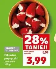 Kaufland Papryczki nadziewane serkiem czerwone oferta