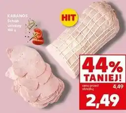Kaufland Schab śnieżny Kabanos oferta