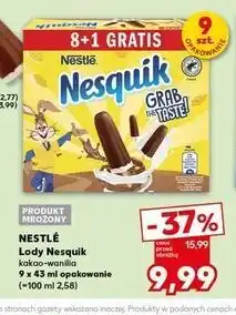 Kaufland Lody kakaowo-waniliowe Nesquik oferta