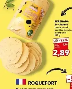 Kaufland Ser z czarnym pieprzem i papryką chilli Serenada Salami oferta