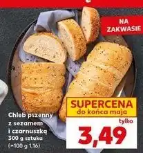 Kaufland Chleb pszenny z sezamem i czarnuszką oferta