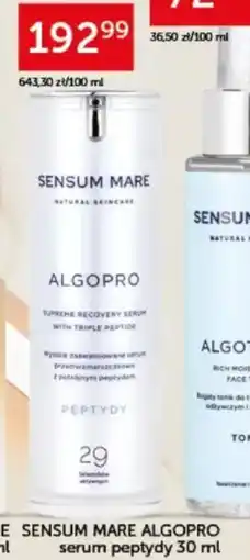 Ziko Dermo SENSUM MARE ALGOPRO serum peptydy oferta