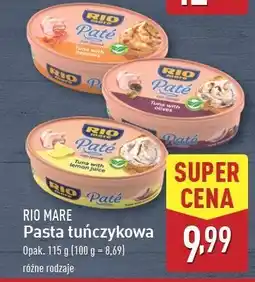 ALDI Pasta z tuńczyka z pomidorami Rio mare oferta