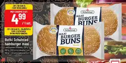 Polomarket Bułki hamburger maxi Schulstad 328g Lantmannen Unibake oferta