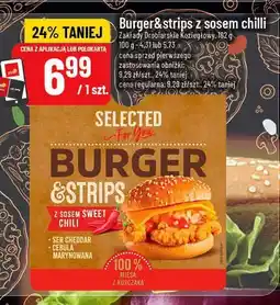 Polomarket Burger&strips z sosem chili Selected for You 162g Zakłady Drobiarskie Koziegłowy oferta