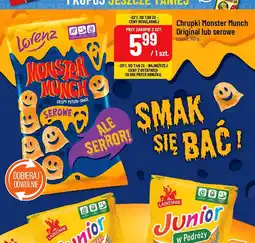 Polomarket Chrupki Monster Munch Original lub serowe 100g Lorenz oferta