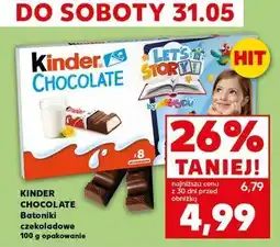 Kaufland Czekoladki Kinder chocolate oferta